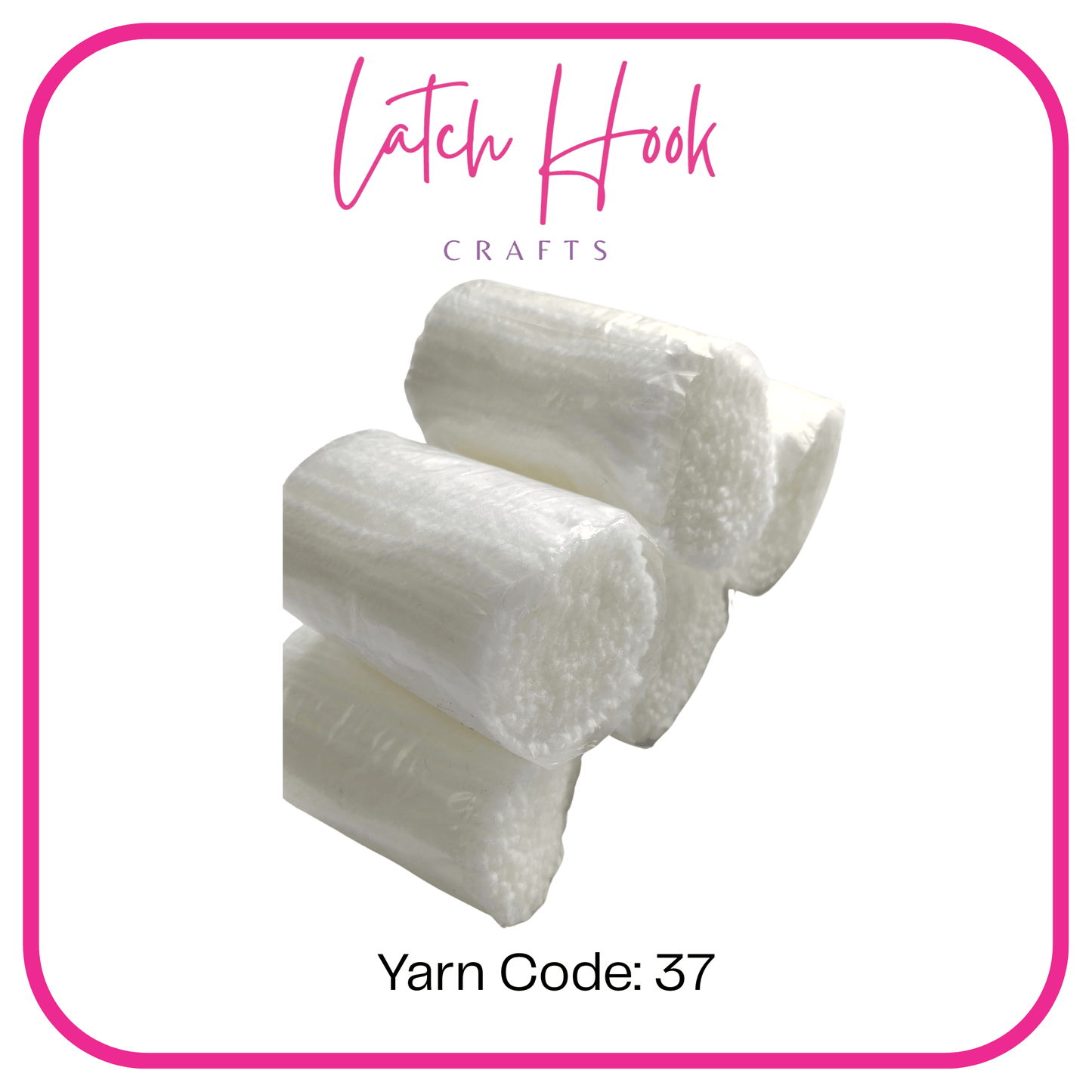 Arctic Snow Latch Hook Yarn - Latch Hook Crafts