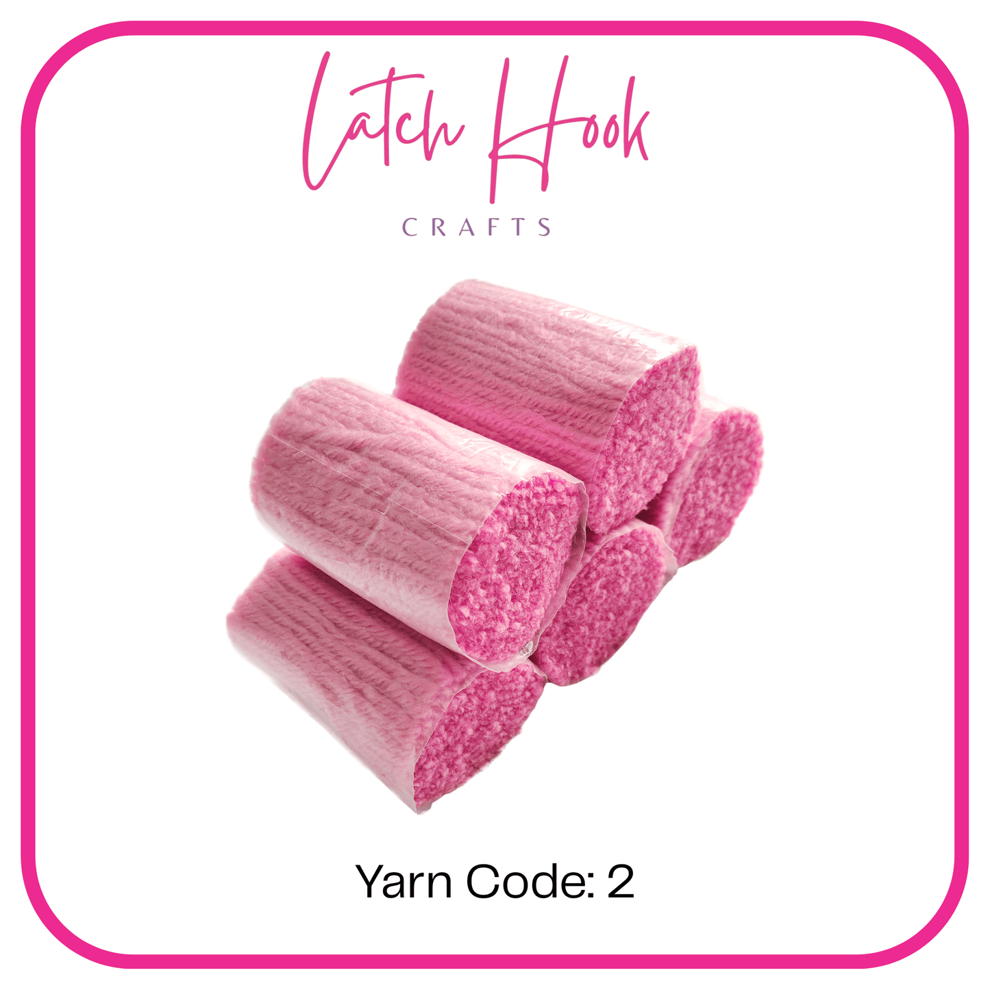 Bubblegum Fizz Latch Hook Yarn - Latch Hook Crafts