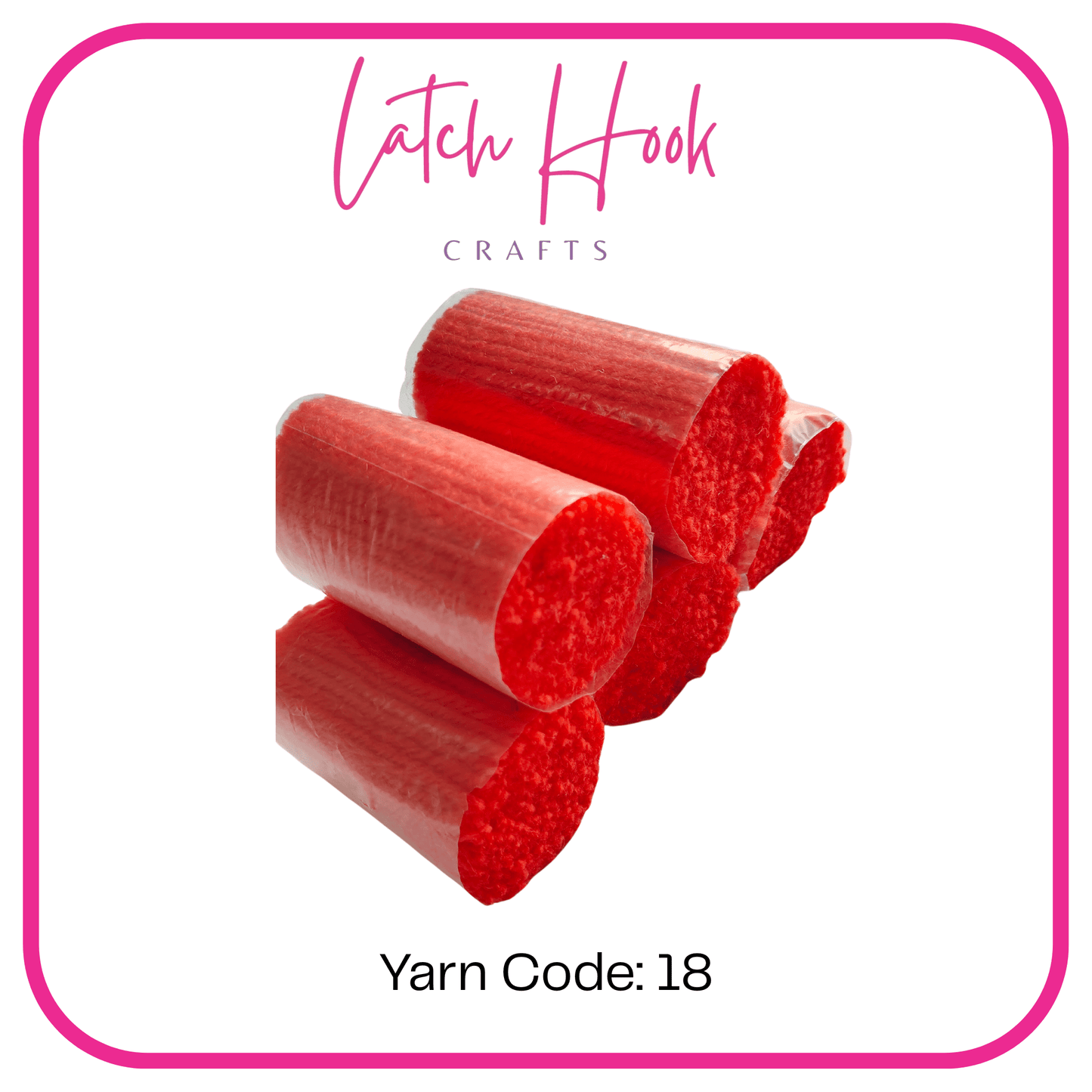 Cherry Tomato Latch Hook Yarn - Latch Hook Crafts