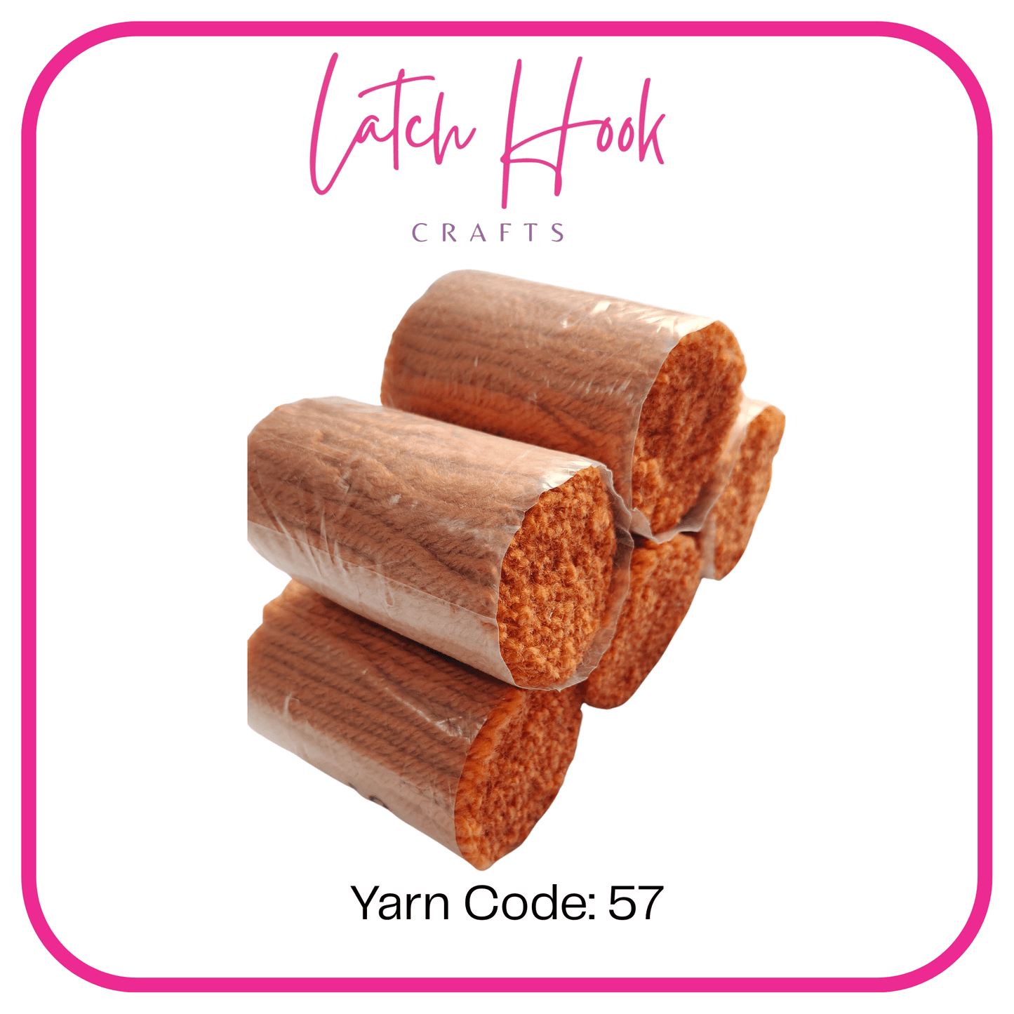 Cinnamon Bark Latch Hook Yarn - Latch Hook Crafts