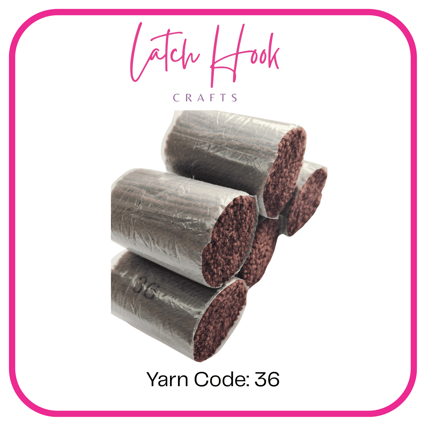 Cocoa Bean Latch Hook Yarn - Latch Hook Crafts