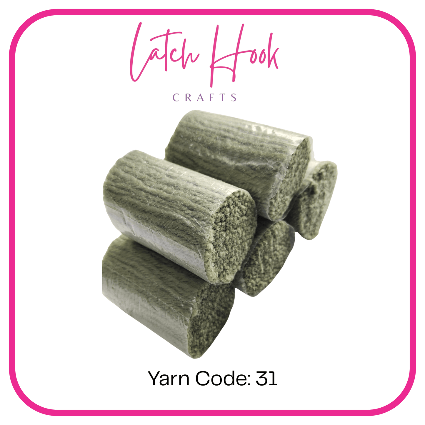 Eucalyptus Mist Latch Hook Yarn - Latch Hook Crafts