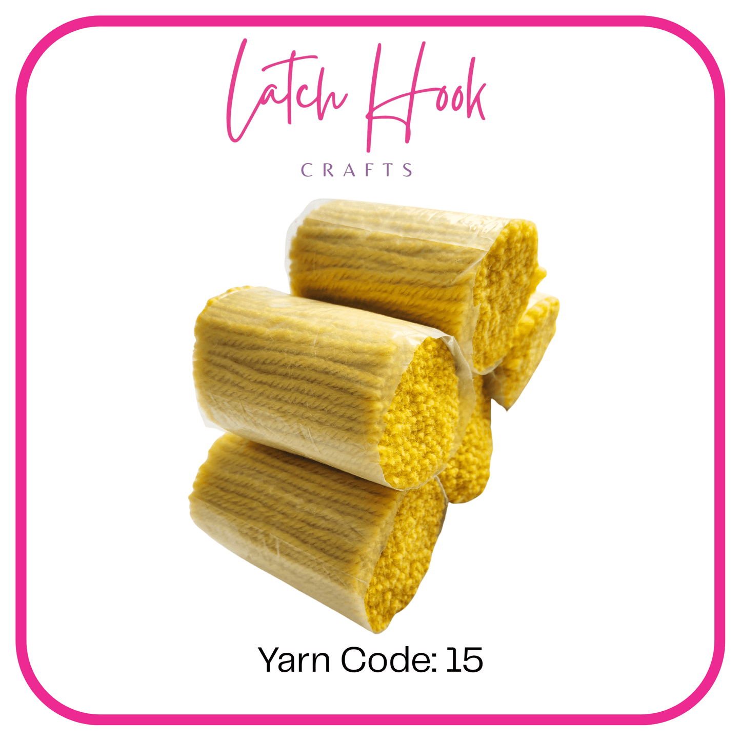 Harvest Mustard Latch Hook Yarn - Latch Hook Crafts