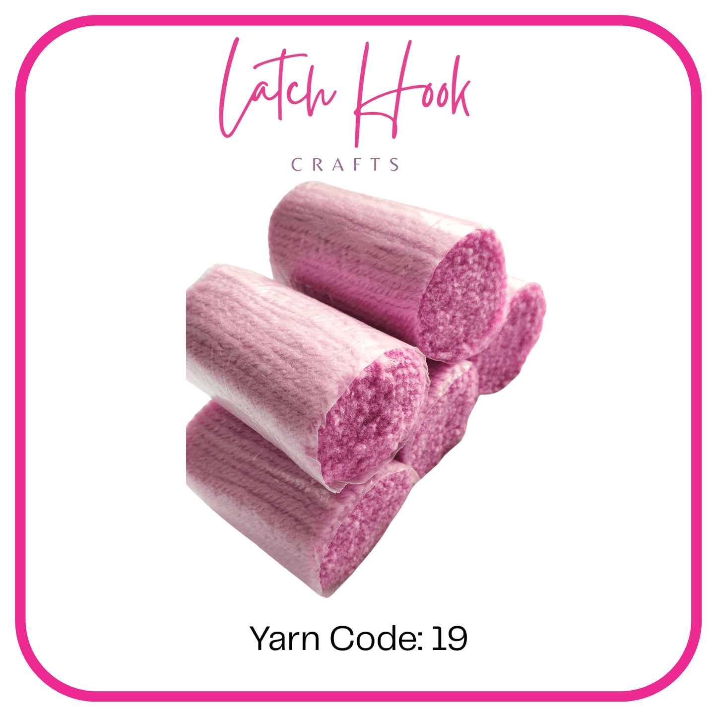 Vintage Mauve Latch Hook Yarn - Latch Hook Crafts