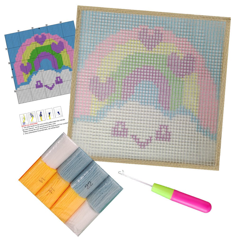 Love for All - Latch Hook Kit for Kids - diy-latch-hook