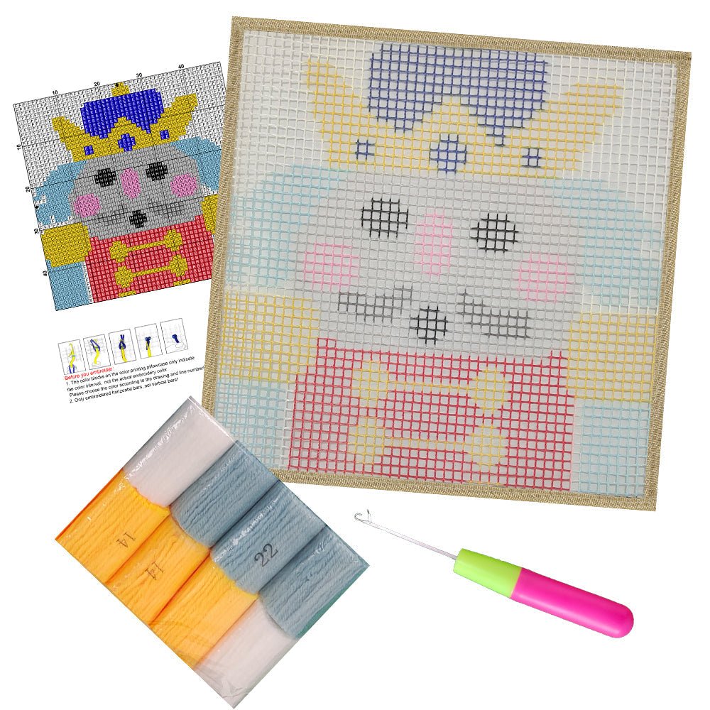 Marching Band - Latch Hook Kit for Kids - diy-latch-hook