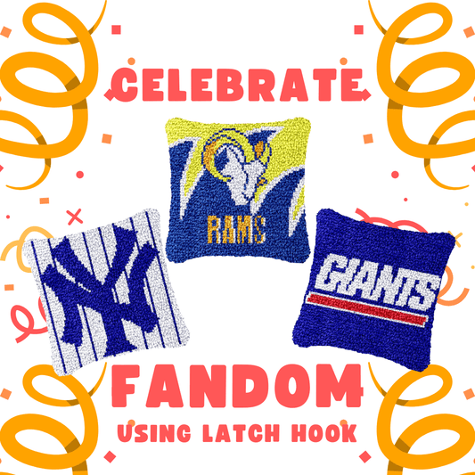 How to Use Latch Hook Kits to Celebrate Your Favorite Fandoms? - Latch Hook Crafts
