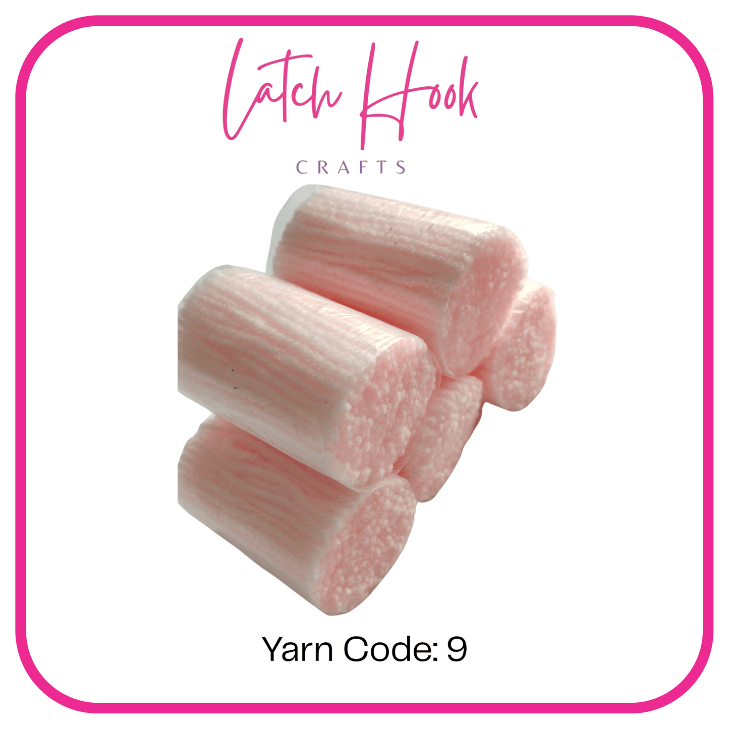 Ballet Slipper Latch Hook Yarn - Latch Hook Crafts