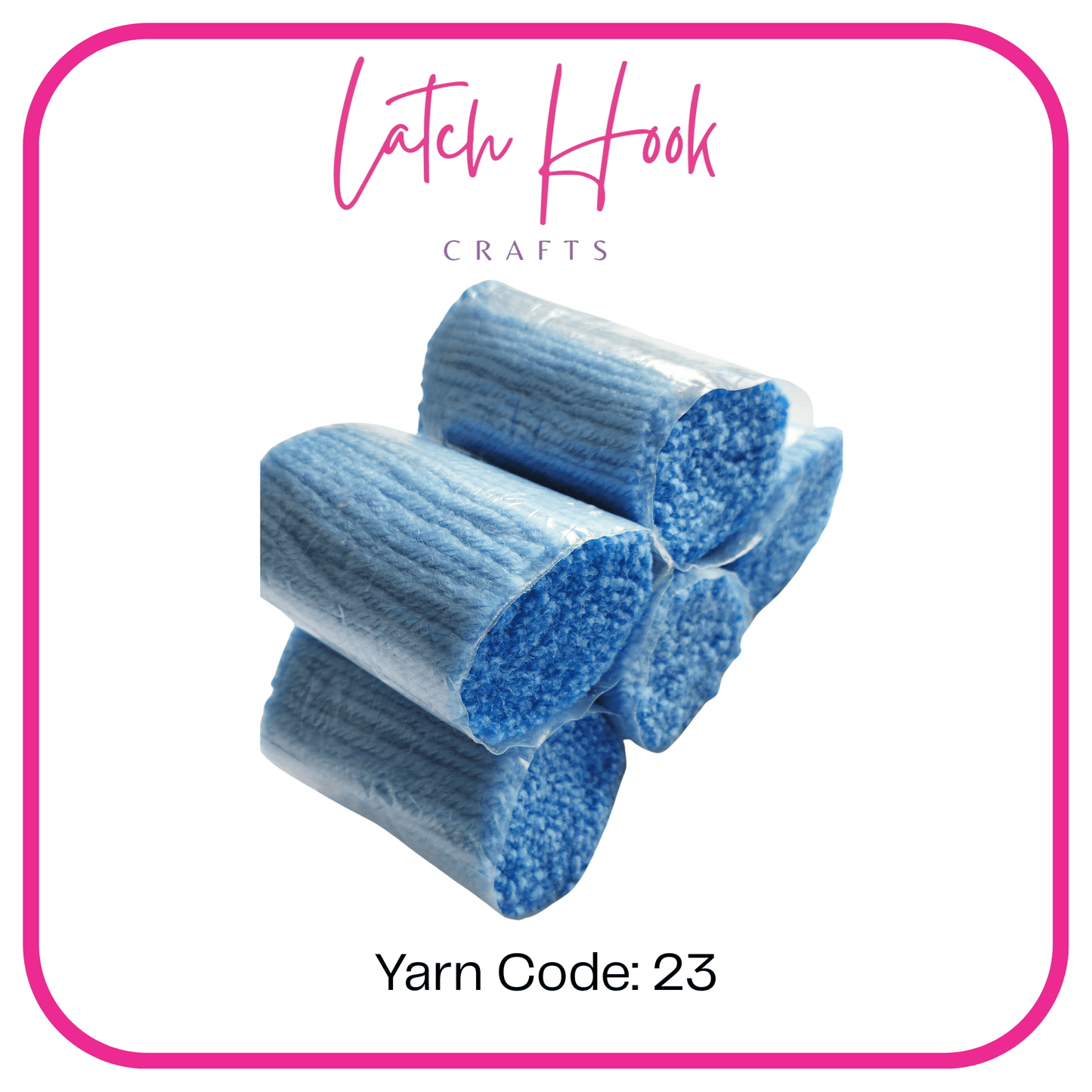 Blue Lagoon Latch Hook Yarn - Latch Hook Crafts