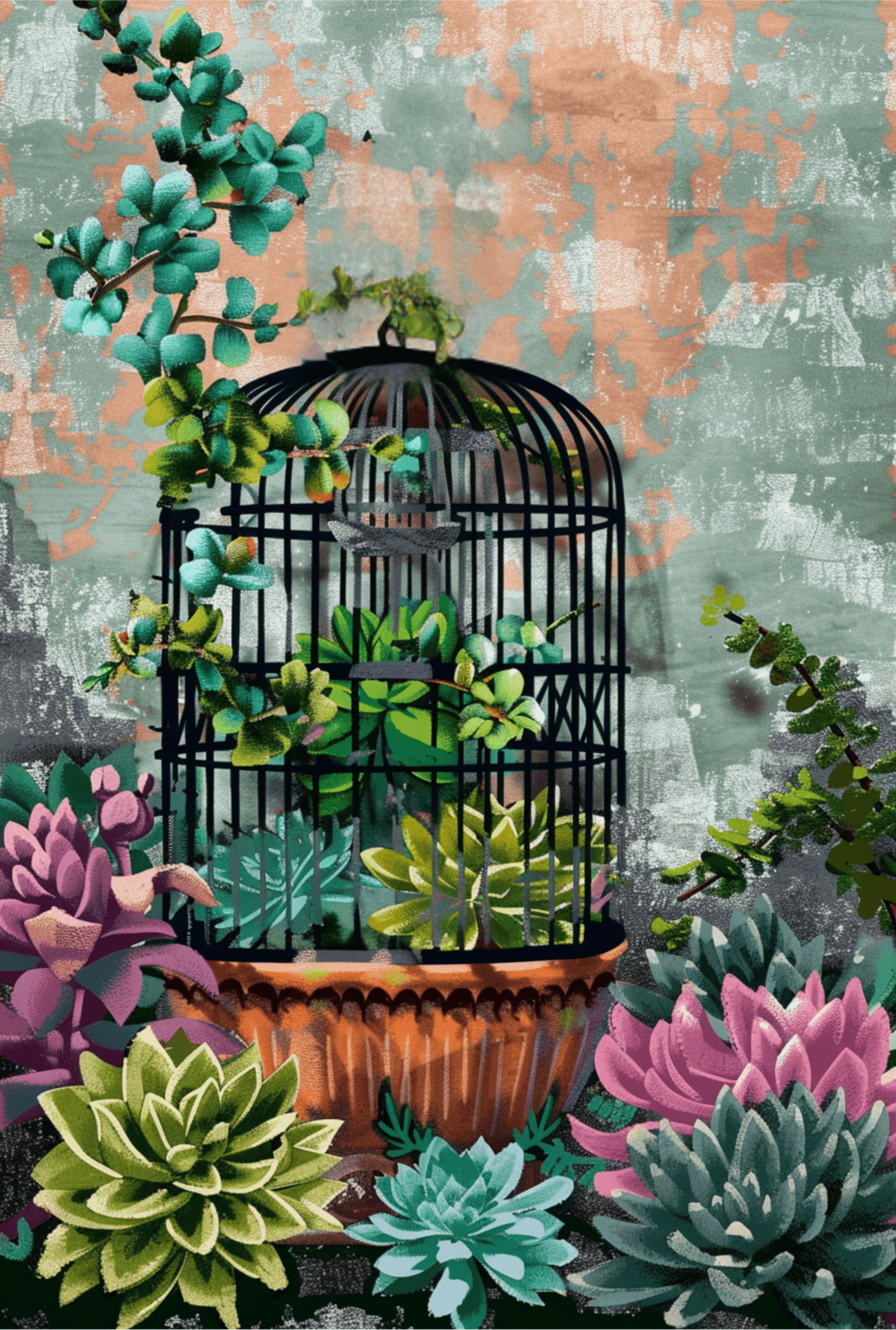 Botanical Sanctuary - Latch Hook Rug Kit - Latch Hook Crafts