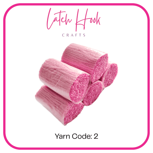 Bubblegum Fizz Latch Hook Yarn - Latch Hook Crafts