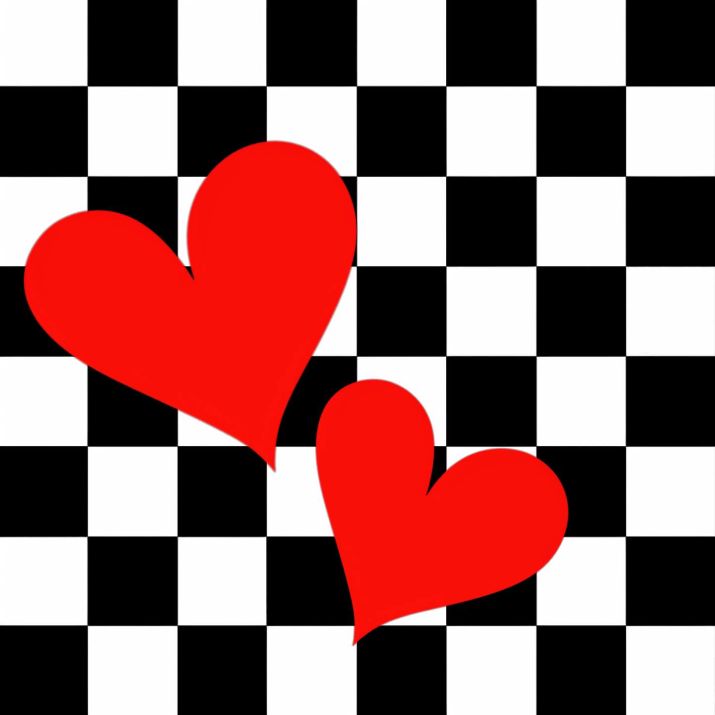 Checkerboard Hearts - Latch Hook Pillowcase Kit - Latch Hook Crafts