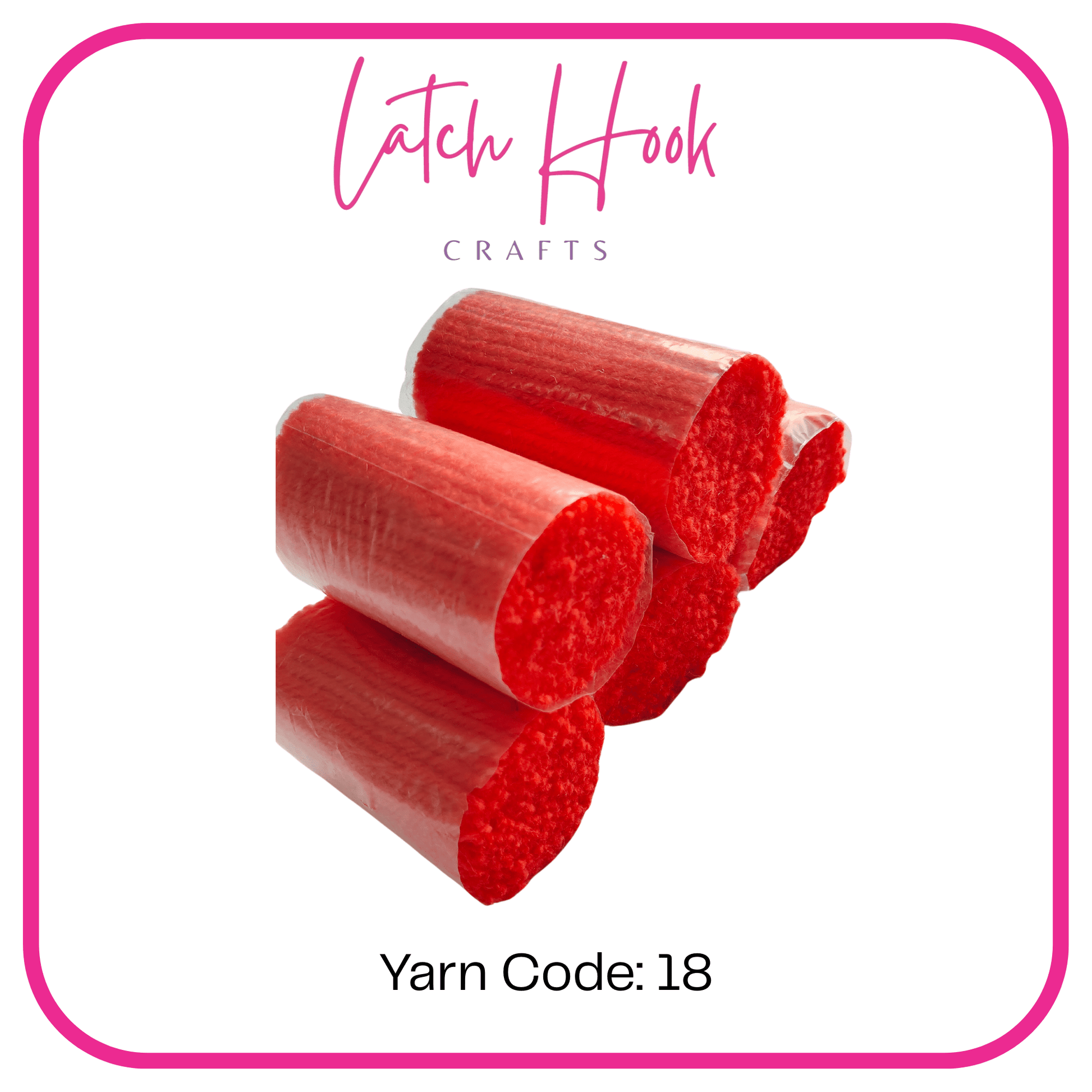 Cherry Tomato Latch Hook Yarn - Latch Hook Crafts