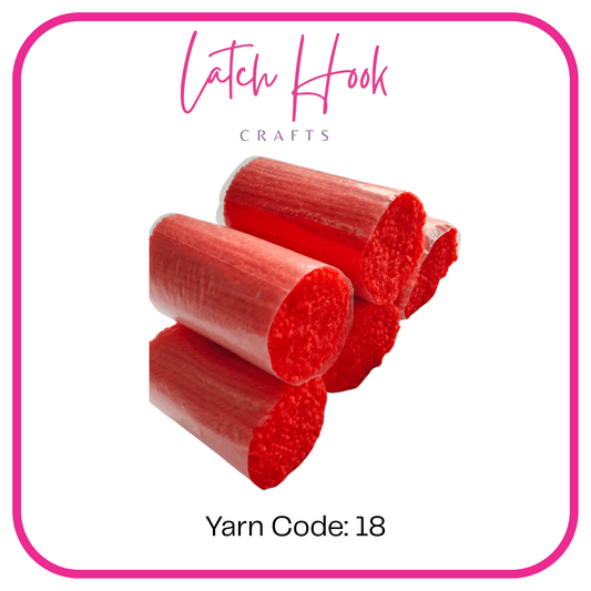 Cherry Tomato Latch Hook Yarn - Latch Hook Crafts