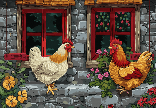 Country Charm - Latch Hook Rug Kit - Latch Hook Crafts