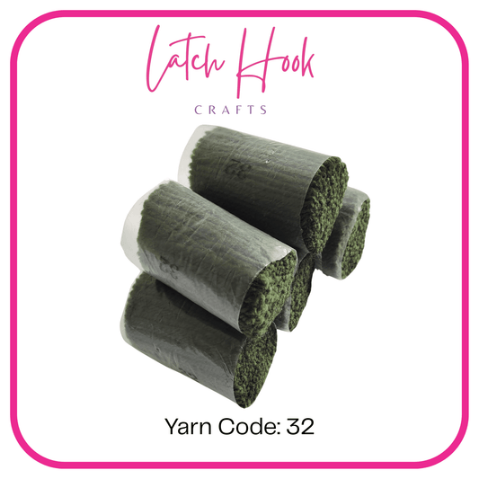 Deep Forest Latch Hook Yarn - Latch Hook Crafts