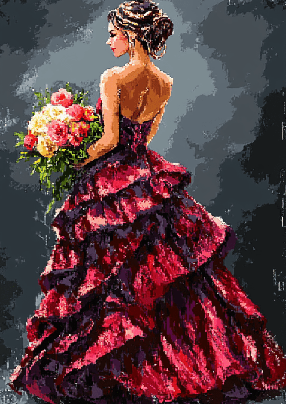 Elegant Woman - Latch Hook Rug Kit - Latch Hook Crafts