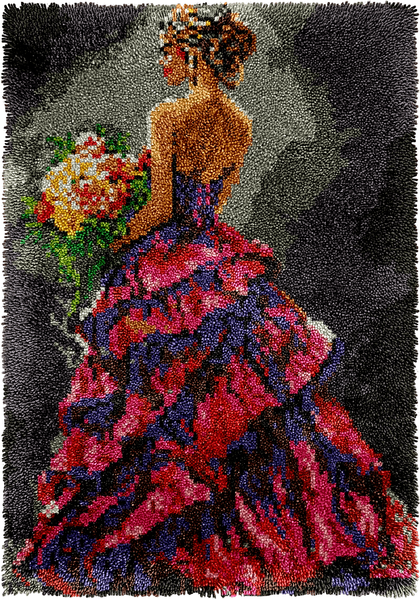 Elegant Woman - Latch Hook Rug Kit - Latch Hook Crafts