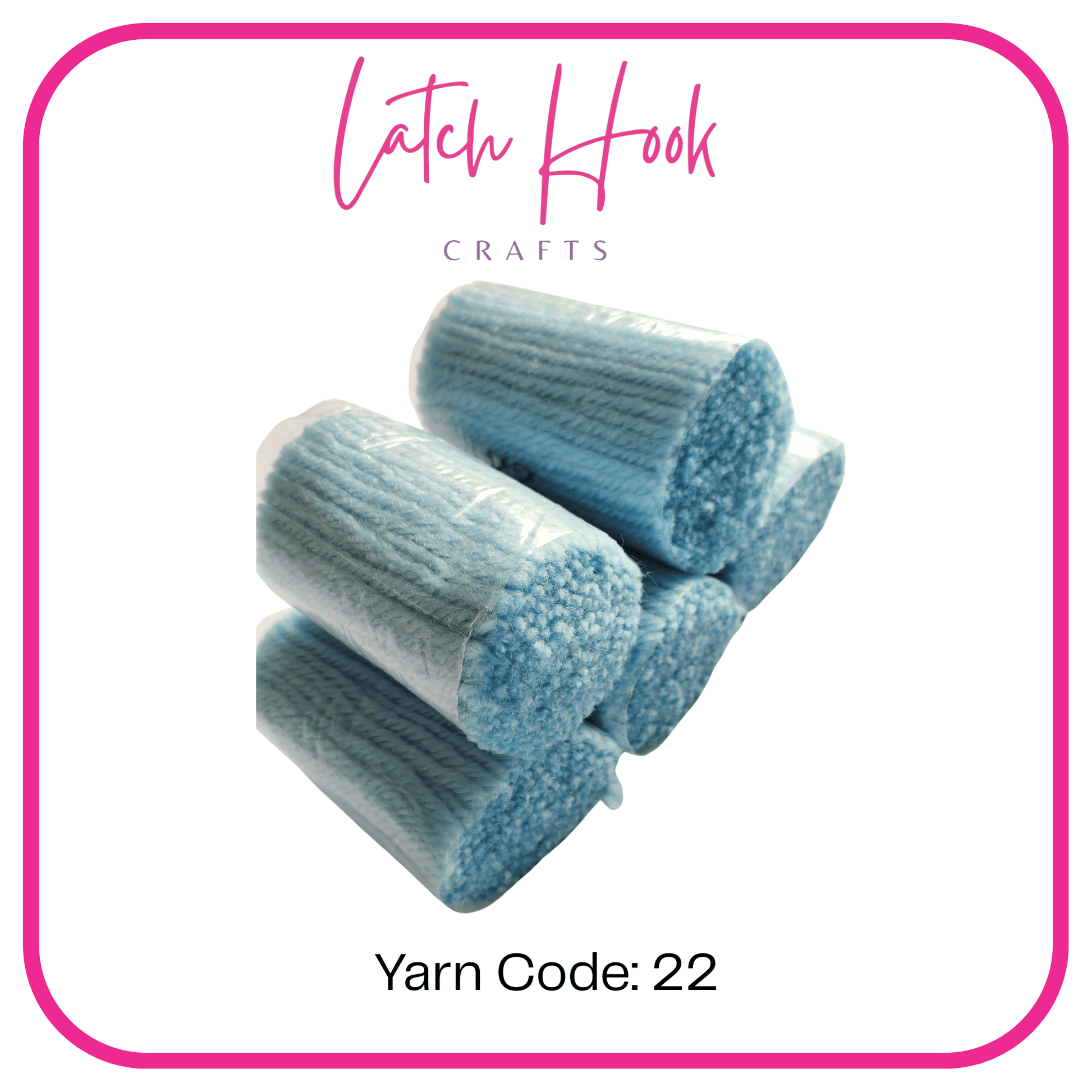 Glacier Mist Latch Hook Yarn - Latch Hook Crafts