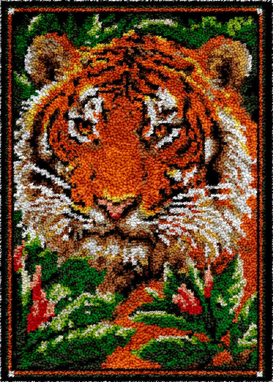 King of the Jungle - Latch Hook Rug Kit - Latch Hook Crafts