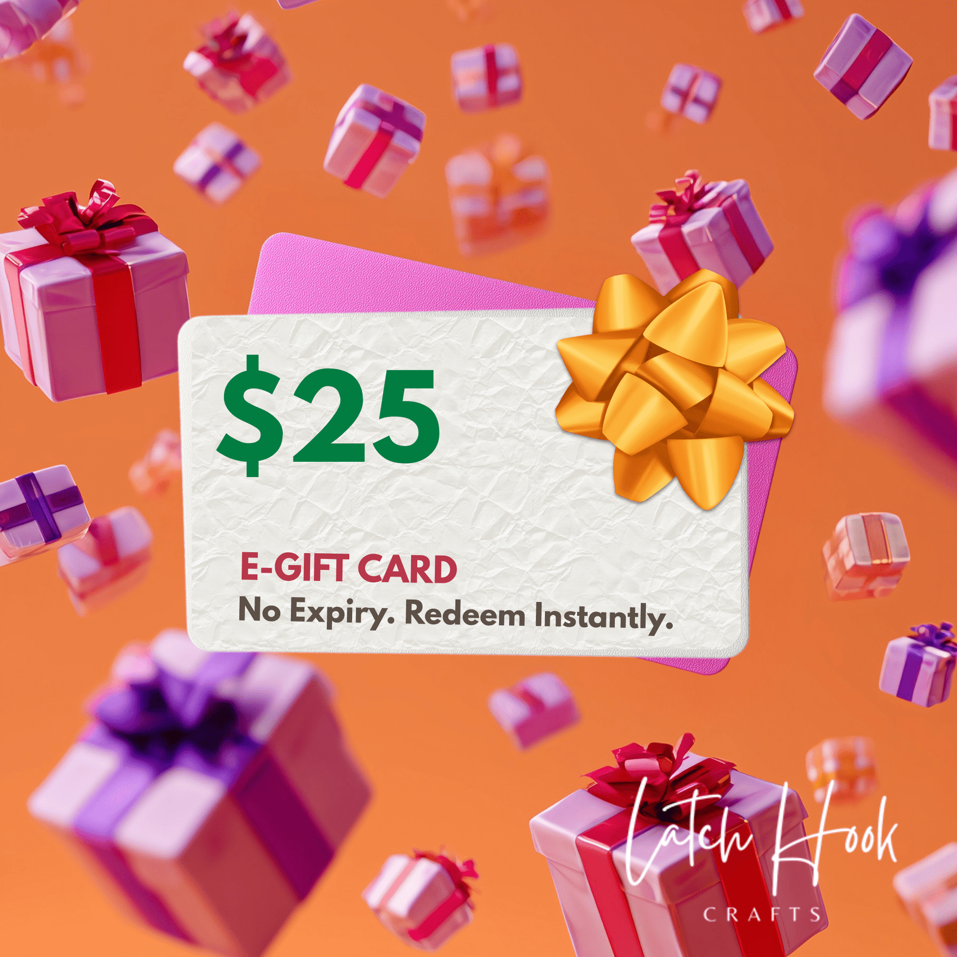 Latch Hook Crafts Gift Card - Latch Hook Crafts