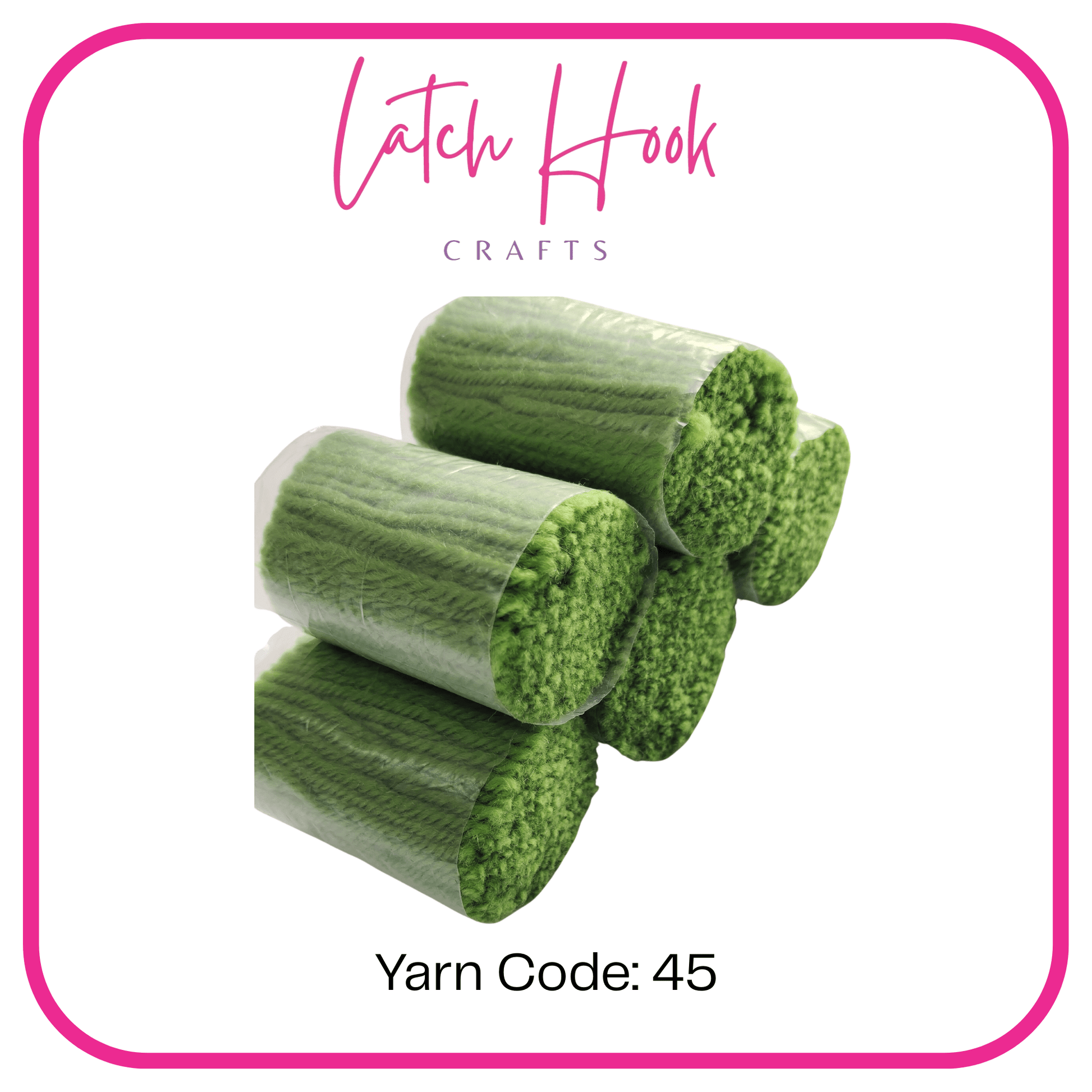 Leafy Meadow Latch Hook Yarn - Latch Hook Crafts