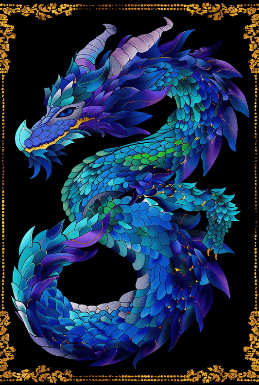 Mythic Dragon - Latch Hook Rug Kit - Latch Hook Crafts