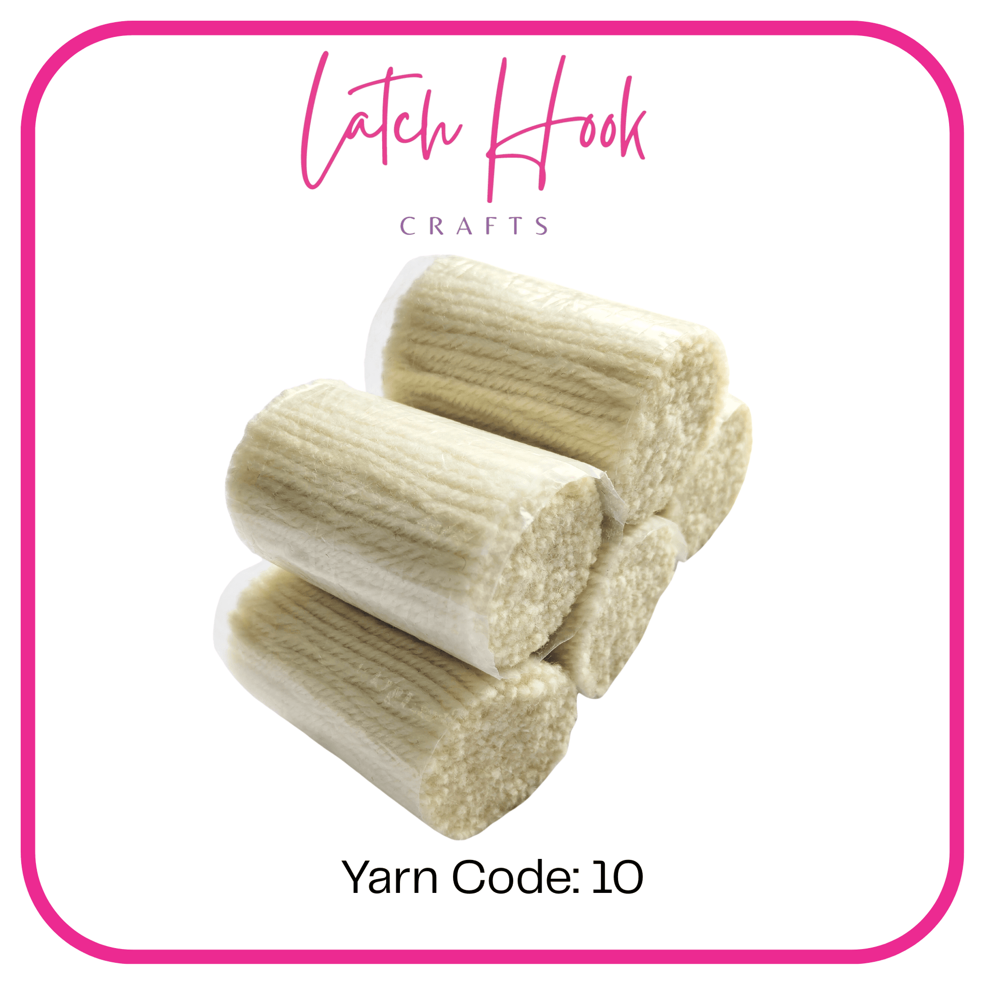 Oatmeal Cream Latch Hook Yarn - Latch Hook Crafts