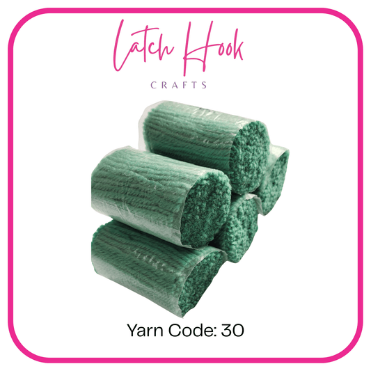 Sagebrush Green Latch Hook Yarn - Latch Hook Crafts