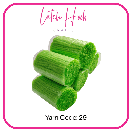 Spring Lime Latch Hook Yarn - Latch Hook Crafts