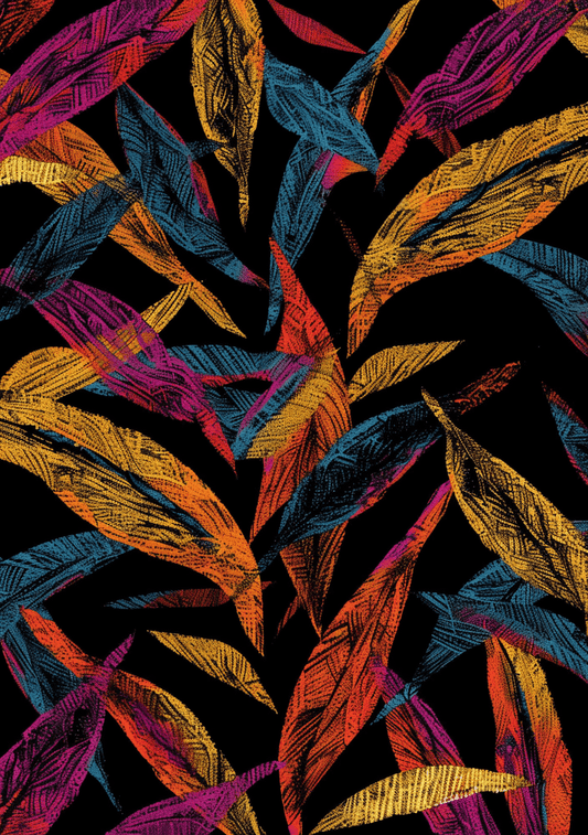 Tropical Foliage - Latch Hook Rug Kit - Latch Hook Crafts