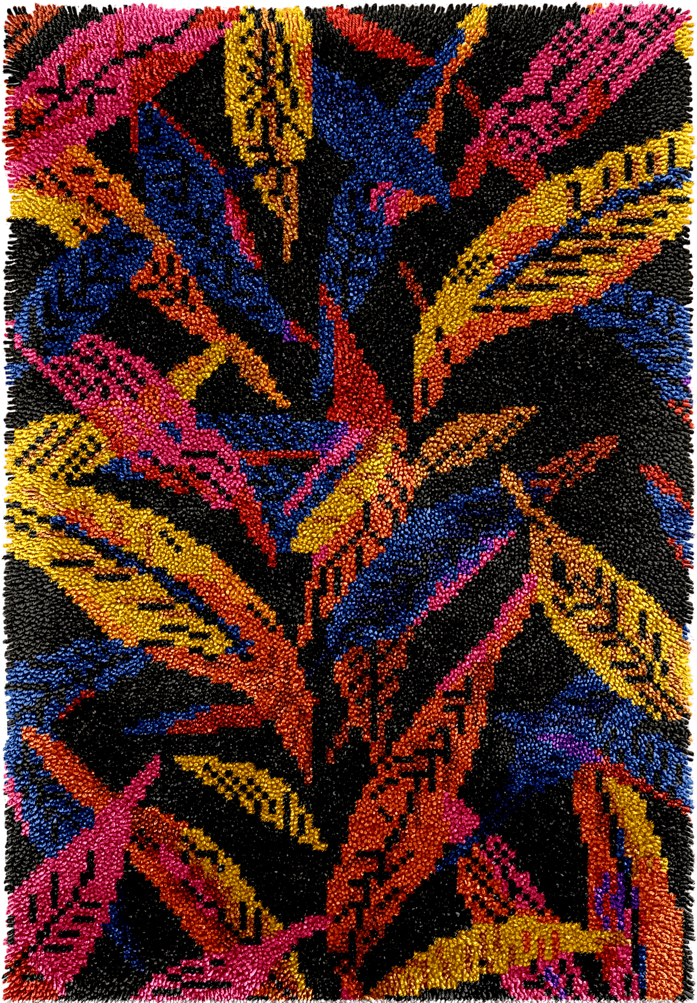 Tropical Foliage - Latch Hook Rug Kit - Latch Hook Crafts