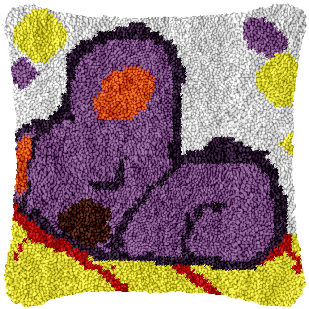 Sleeping Koala Latch Hook Pillowcase by Heartful Crafts