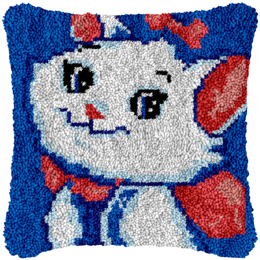 Fluffy Marie Latch Hook Pillowcase by Heartful Crafts