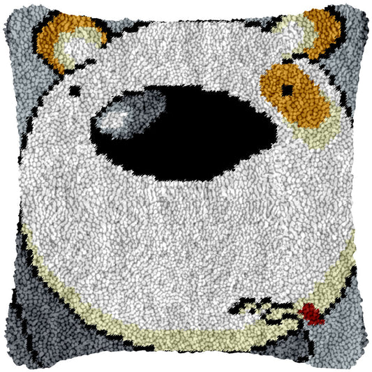 Whoa There Latch Hook Pillowcase by Heartful Crafts