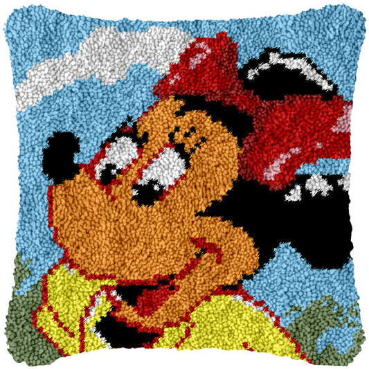 Look a Flower! Latch Hook Pillowcase by Heartful Crafts