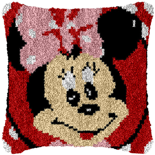 Baby Minnie Latch Hook Pillowcase by Heartful Crafts