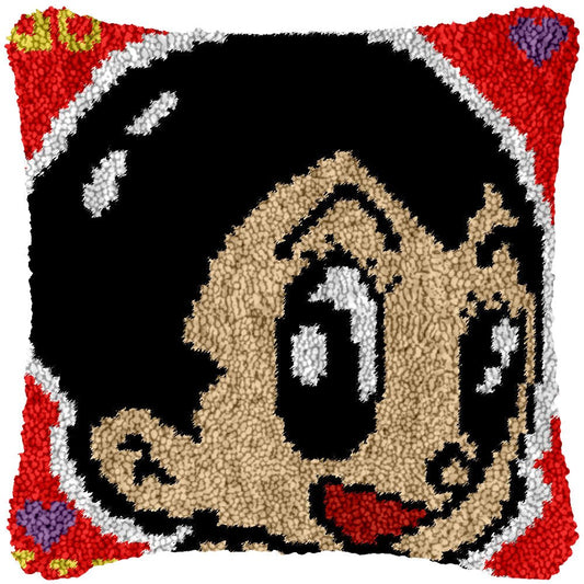 Astroboy - Latch Hook Pillowcase Kit - Latch Hook Crafts