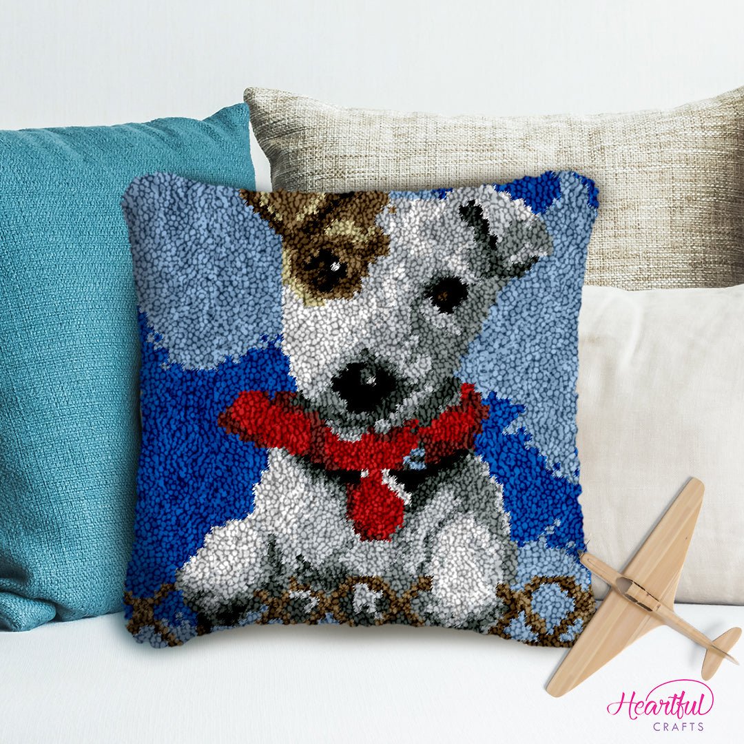 Beagle Pup - Latch Hook Pillowcase Kit - Latch Hook Crafts