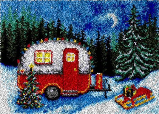 Camping Trip - Latch Hook Rug Kit - Latch Hook Crafts