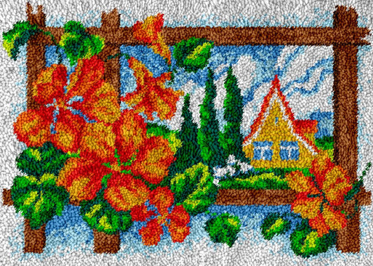 Countryside Escape - Latch Hook Rug Kit - Latch Hook Crafts