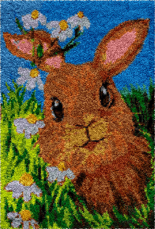 Easter Bunny - Latch Hook Rug Kit - Heartful Crafts | DIY Latch Hook
