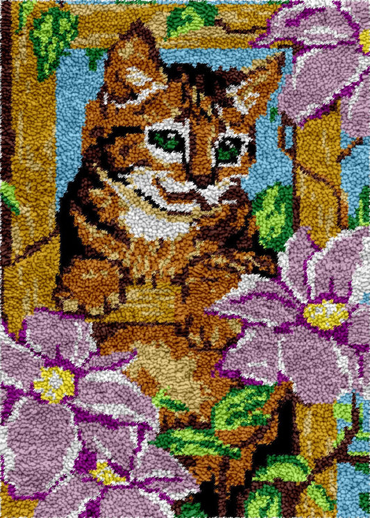 Emerald Eyes - Latch Hook Rug Kit - Latch Hook Crafts