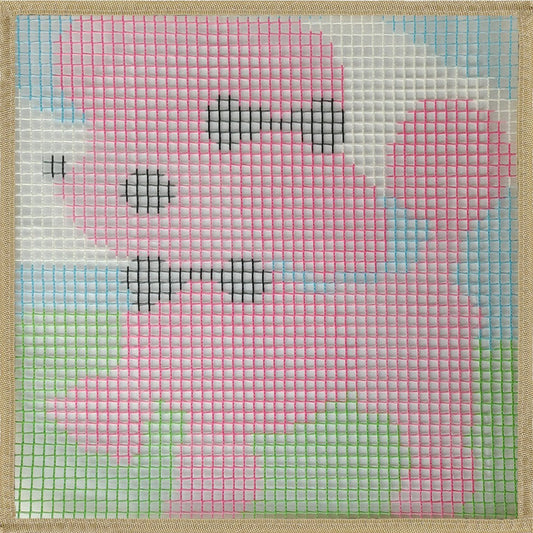 Fabulous Poodle - Latch Hook Kit for Kids - diy-latch-hook