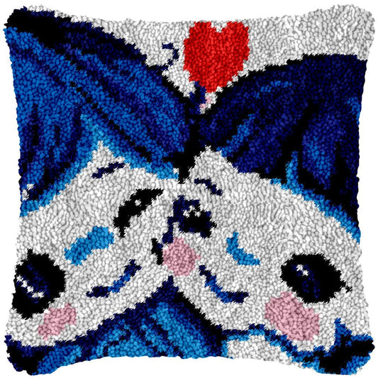 First Lovers - Latch Hook Pillowcase Kit - Latch Hook Crafts