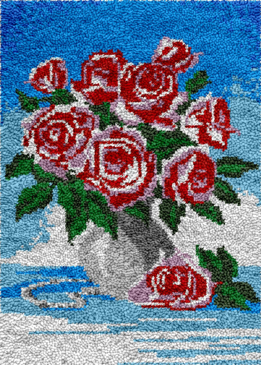 Fragrant Blooms - Latch Hook Rug Kit - Latch Hook Crafts