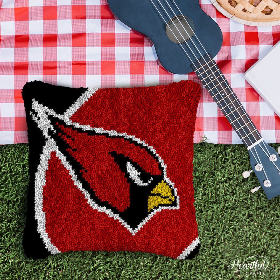 Go Cardinals! - Latch Hook Pillowcase Kit - DIY Latch Hook
