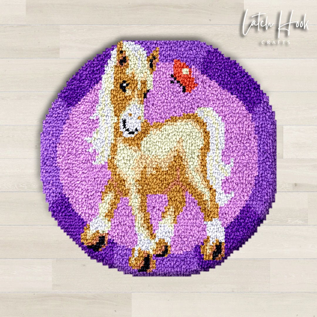 Gorgeous Pony - Latch Hook Rug Kit - Latch Hook Crafts