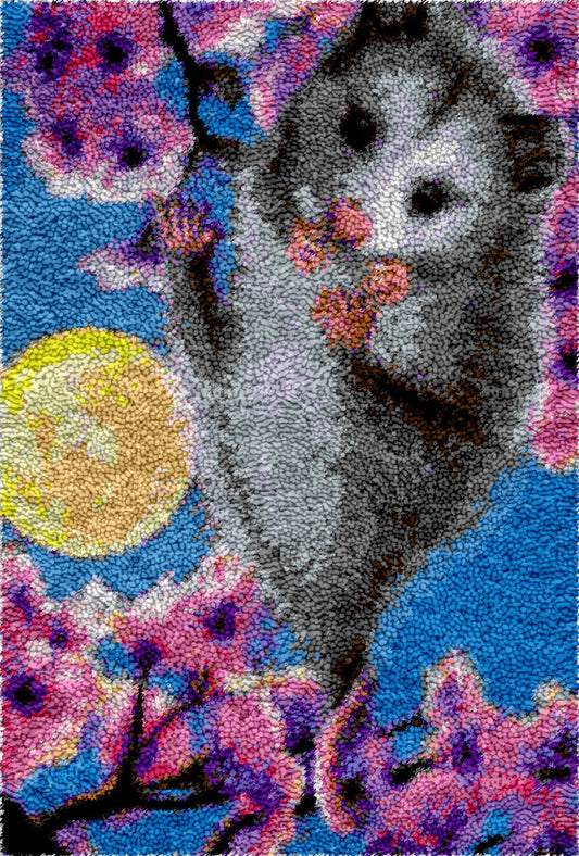 Hanging in There - Latch Hook Rug Kit - Heartful Crafts | DIY Latch Hook