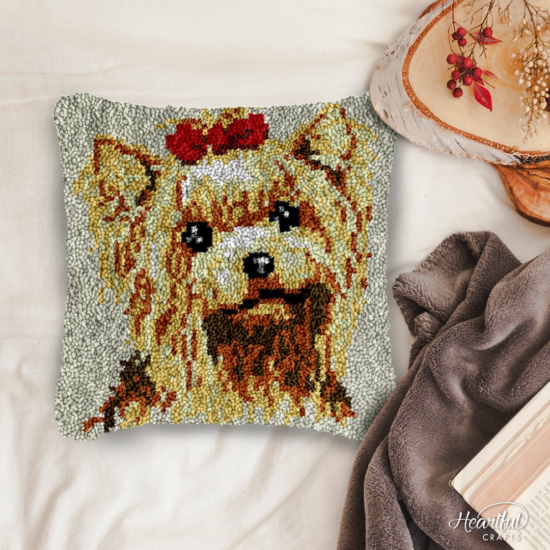 Highland Terrier - Latch Hook Pillowcase Kit - Latch Hook Crafts
